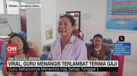 VIDEO: Viral, Guru Menangis Terlambat Terima Gaji