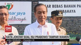 VIDEO: Kata Jokowi Soal Isu Prabowo Tampar Wamen