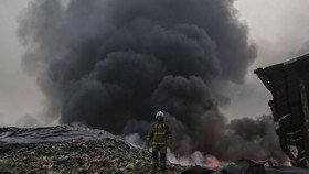 BPBD Semarang Sebut Eskalasi Kebakaran TPA Jatibarang Melandai