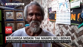 VIDEO: Keluarga Miskin di Brebes Tak Mampu Beli Beras