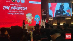 Kontingen Asian Games 2023 Indonesia Resmi Dikukuhkan