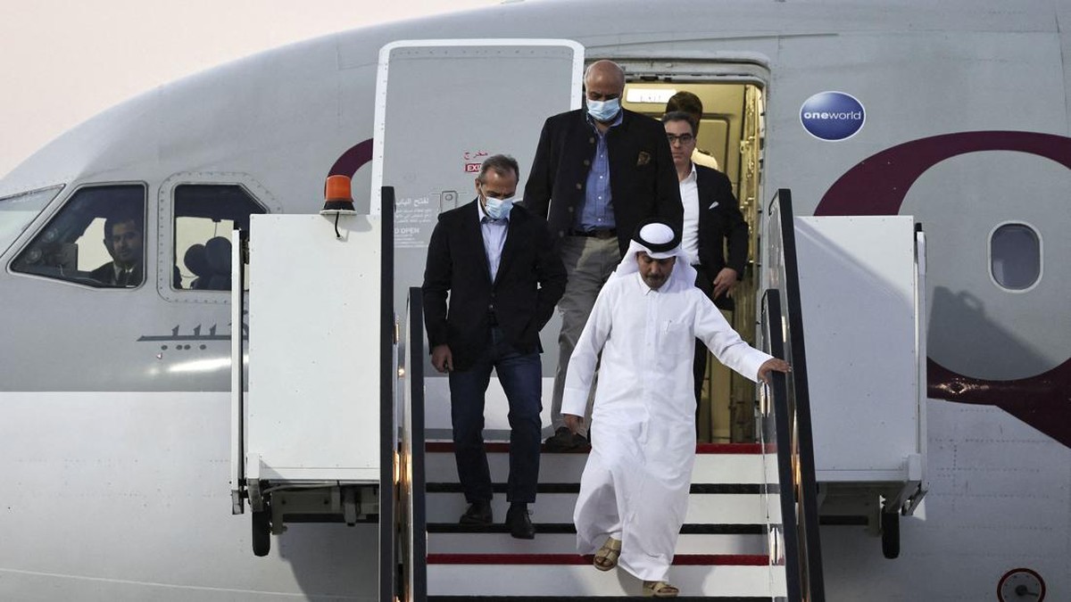 FOTO: Qatar Mediasi Pertukaran Tahanan Iran dan AS