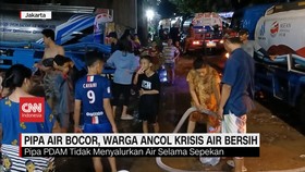 VIDEO: Pipa Air Bocor, Warga Ancol Krisis Air Bersih