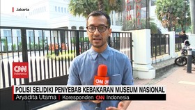 VIDEO: Polisi Selidiki Penyebab Kebakaran Museum Nasional