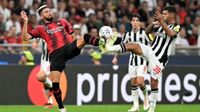 Hasil Liga Champions: Milan Ditahan Imbang Newcastle AC Milan harus puas bermain imbang menghadapi Newcastle United dalam laga Liga Champions di San Siro, Rabu (20/9) dini hari WIB.