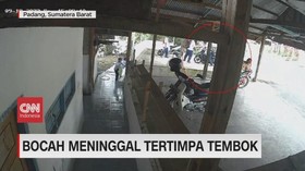 VIDEO: Bocah Meninggal Tertimpa Tembok