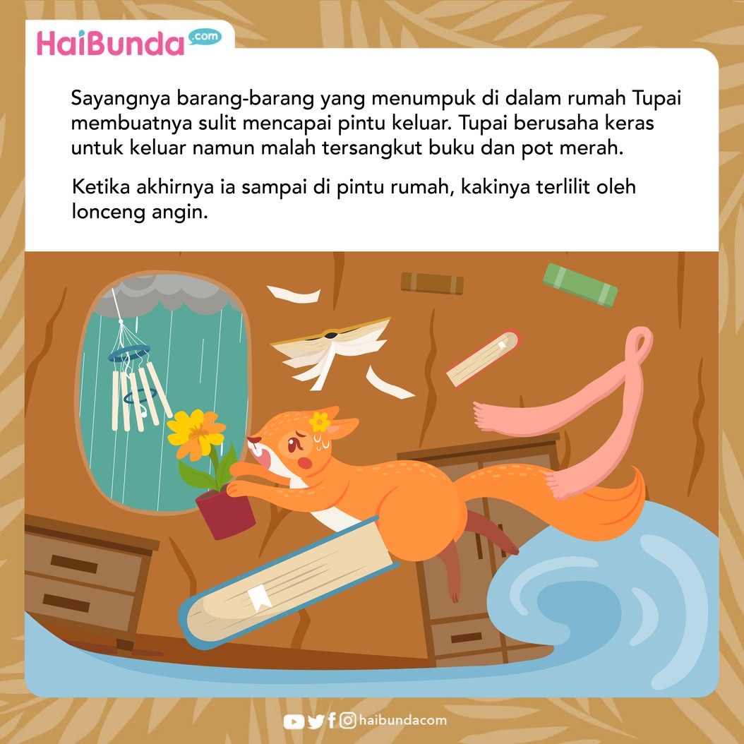 Cerita Fabel Tupai Si Penumpuk Barang