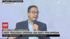 VIDEO: Anies: Pengusaha Diperiksa Usai Bantu Pencapresan
