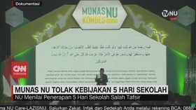 VIDEO: Munas NU Tolak Kebijakan 5 Hari Sekolah