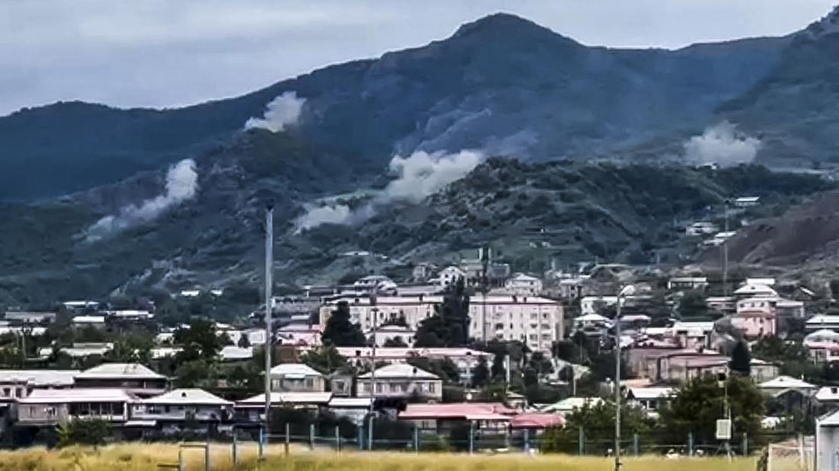 FOTO: Azerbaijan Bombardir Nagorno-Karabakh, Armenia Murka