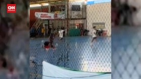 VIDEO: Pemain Futsal Blitar Ditendang Pemain Malang Saat Selebrasi