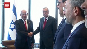 VIDEO: Pertemuan Bersejarah Erdogan-Netanyahu di PBB