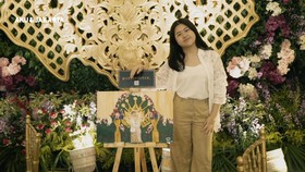 Warna-warni dan Gores Kuas Sherlyn Sang <i>Live Painter</i>