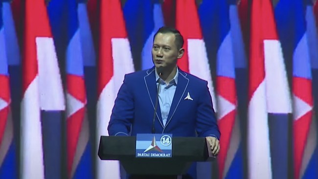 Dalam pidato di Bandung, Jumat (12/1), AHY memaparkan 14 prioritas Demokrat lima tahun ke depan hingga menyentil Koalisi Perubahan.