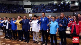 Sekjen PSI Hadiri Rapimnas Demokrat yang Deklarasi Prabowo Capres
