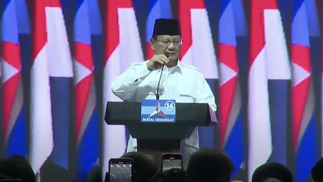 Ketua Umum Partai Gerindra Prabowo Subianto mengatakan dukungan Demokrat merupakan suatu wujud kepercayaan dan harapan kepada dirinya.