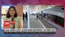 VIDEO: Jajal Kereta Cepat Jelang Resmi Beroperasi 1 Oktober 2023
