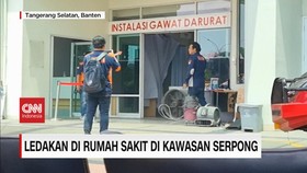 VIDEO: Ledakan di Rumah Sakit di Kawasan Serpong