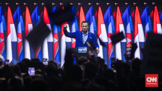 Dalam pidato di Bandung, Jumat (12/1), AHY memaparkan 14 prioritas Demokrat lima tahun ke depan hingga menyentil Koalisi Perubahan.