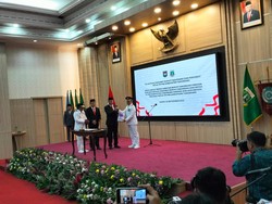Pejabat Kemendagri Andi Ony Prihantoro Dilantik Jadi Pj Bupati Tangerang