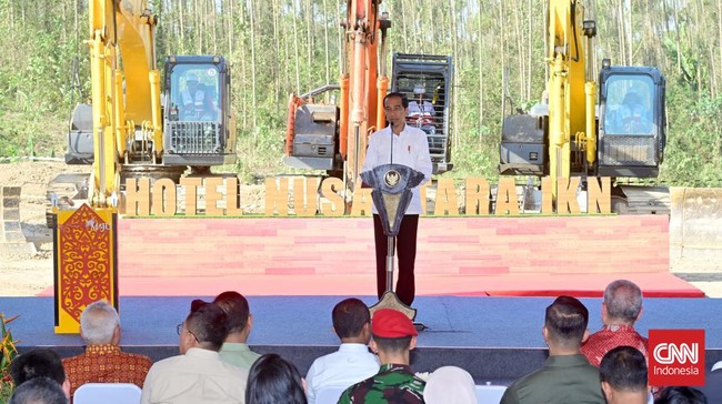 Sambil memuji kualitas udara di IKN, Presiden Jokowi menyinggung indeks kualitas udara di Jakarta dan sekitarnya nan di jauh di bawah standar.