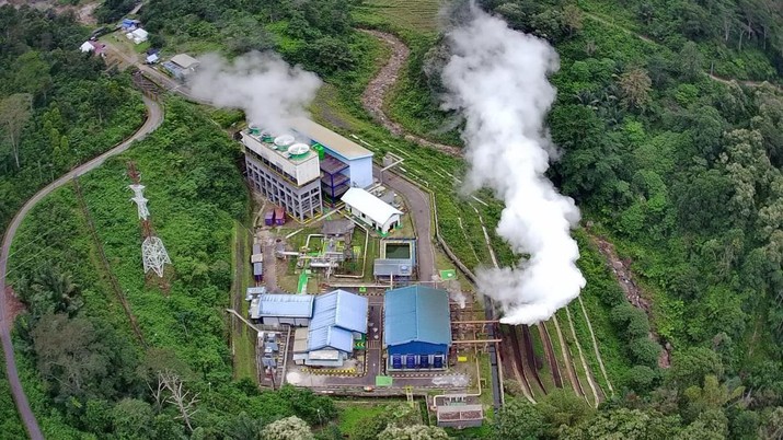 Pembangkit Listrik Tenaga Panas Bumi Ulumbu, Pembangkit EBT yang berlokasi di Kabupaten Manggarai, Nusa Tenggara Timur dengan kapasitas total 10 MW. (Dok PLN)