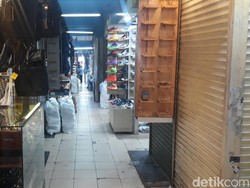 Pasar Taman Puring Sepi Pengunjung, Pedagang: Kalah Sama Online