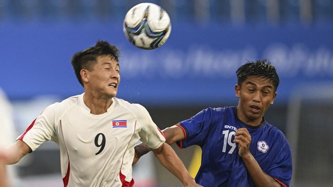Pemain timnas Taiwan membidik gol penuh sejarah di Asian Games yang bisa menyulut semangat mereka saat menghadapi Timnas Indonesia U-24.