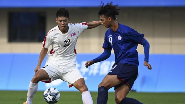 Korea Utara mengalahkan Kirgistan dengan skor 1-0 dalam laga lanjutan grup F Asian Games 2023.