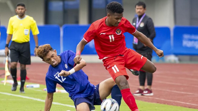 Timnas Indonesia U-24 siap tempur melawan Uzbekistan pada babak 16 besar Asian Games 2023 di Stadion Shangcheng Sports Centre.