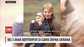 VIDEO: Ibu 3 Anak Bertempur di Garis Depan Ukraina