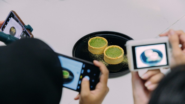 Resep matcha latte pie