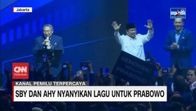 VIDEO: SBY dan AHY Nyanyikan Lagu, Prabowo Berjoget Ngaku Terhibur
