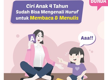 Ciri Anak 4 Tahun Sudah Bisa Mengenali Huruf untuk Membaca & Menulis