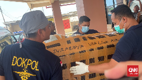 Jasad Brigadir Herlambang Ajudan Kapolda Kaltara Diautopsi di Semarang
