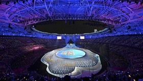 FOTO: Opening Ceremony Asian Games 2023 'Ramah Lingkungan'