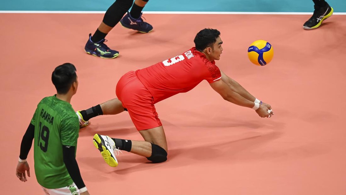 FOTO: Timnas Voli Indonesia Kalah dengan Kepala Tegak