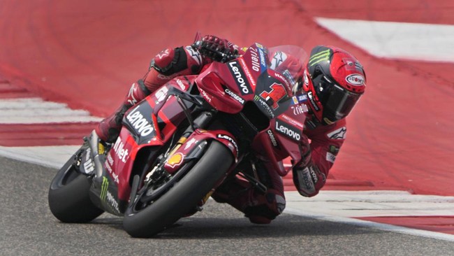 MotoGP India 2023 di Sirkuit Buddh mengalami pemangkasan lap atau putaran setelah cuaca di India bagian utara itu mengalami kondisi ekstrem.