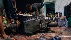 Polisi Olah TKP Kecelakaan Exit Tol Bawen Pagi Ini