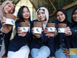Kreatif, Mahasiswa Unpad Bikin Gelas dari Kulit Biji Kopi yang Bisa Dimakan