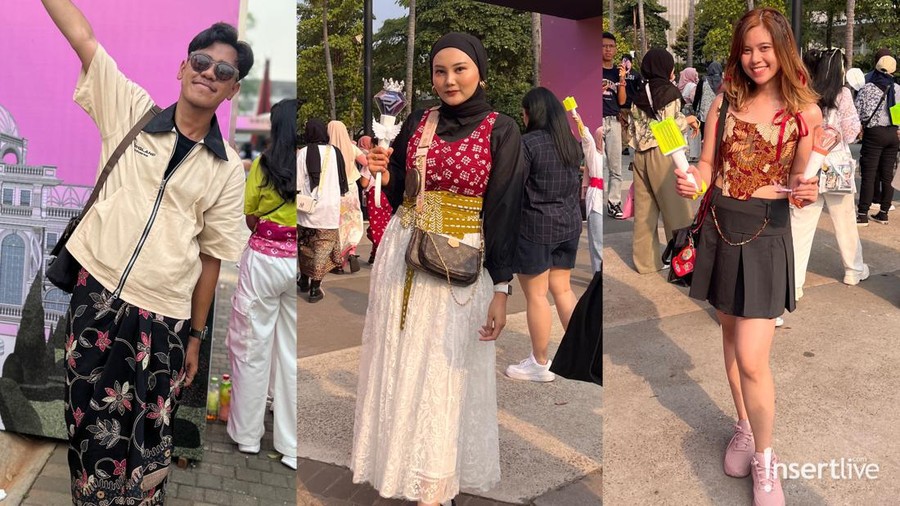 OOTD batik penonton konser SMTOWN di Jakarta 2023
