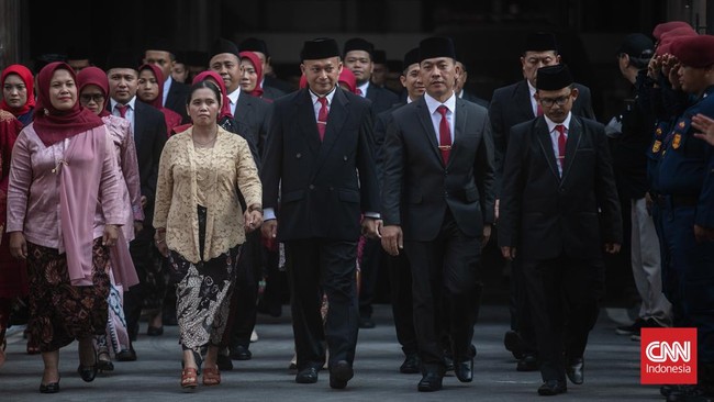 FOTO: Pelantikan Anggota KPU Masa Bakti 2023-2028