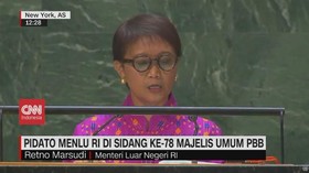 VIEO: Pidato Menlu RI di Sidang ke-78 Majelis Umum PBB