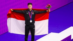 Melawan Sakit, Atlet Wushu Indonesia Edgar Raih Perak di Asian Games