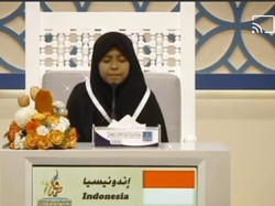 Alhamdulillah! Hafizah Asal Indonesia Sabet Juara 3 MTQ Internasional di Dubai