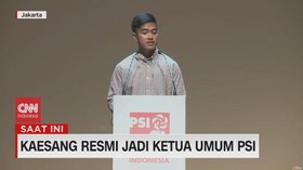 VIDEO: Pidato Kaesang Pangarep Resmi Jadi Ketua Umum PSI