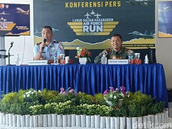 Lanud Hasanuddin Bakal Gelar Air Force Run 2023, Trek Lari di Runway Pesawat