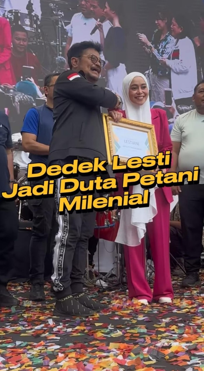 Lesti Kejora jadi Duta Petani Milenial