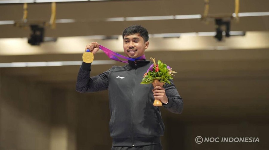 Muhammad Sejahtera Dwi Putra, Asian Games 2023 Muhammad Sejahtera Dwi Putra, atlet Menembak yang mempersembahkan medali emas pertama Indonesia di Asian Games 2023..