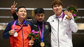 FOTO: Bidikan Emas Bersejarah Sejahtera di Asian Games 2023